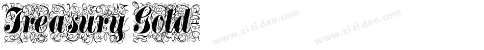 Treasury Gold字体转换